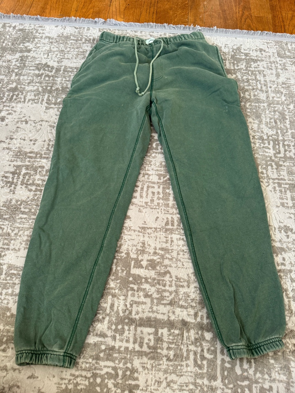 Elwood Green Sweat Pants 100% Cotton Small